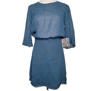 Flaws! Reformation Elegant Blue Women's Mini Dress Size M